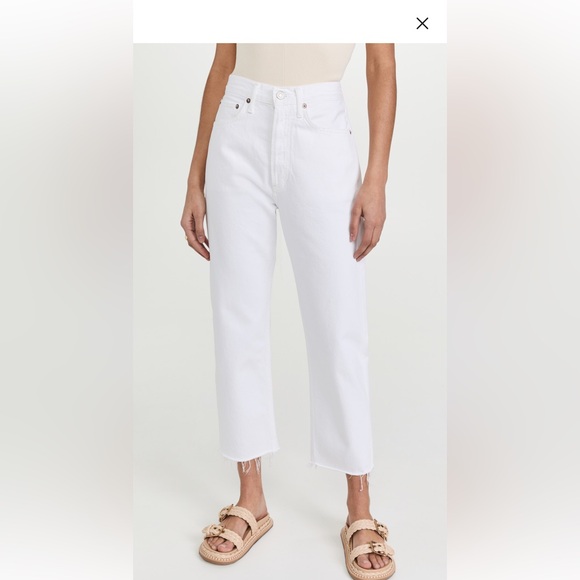 AGOLDE 90’s crop mid rise straight jeans - Picture 4 of 11